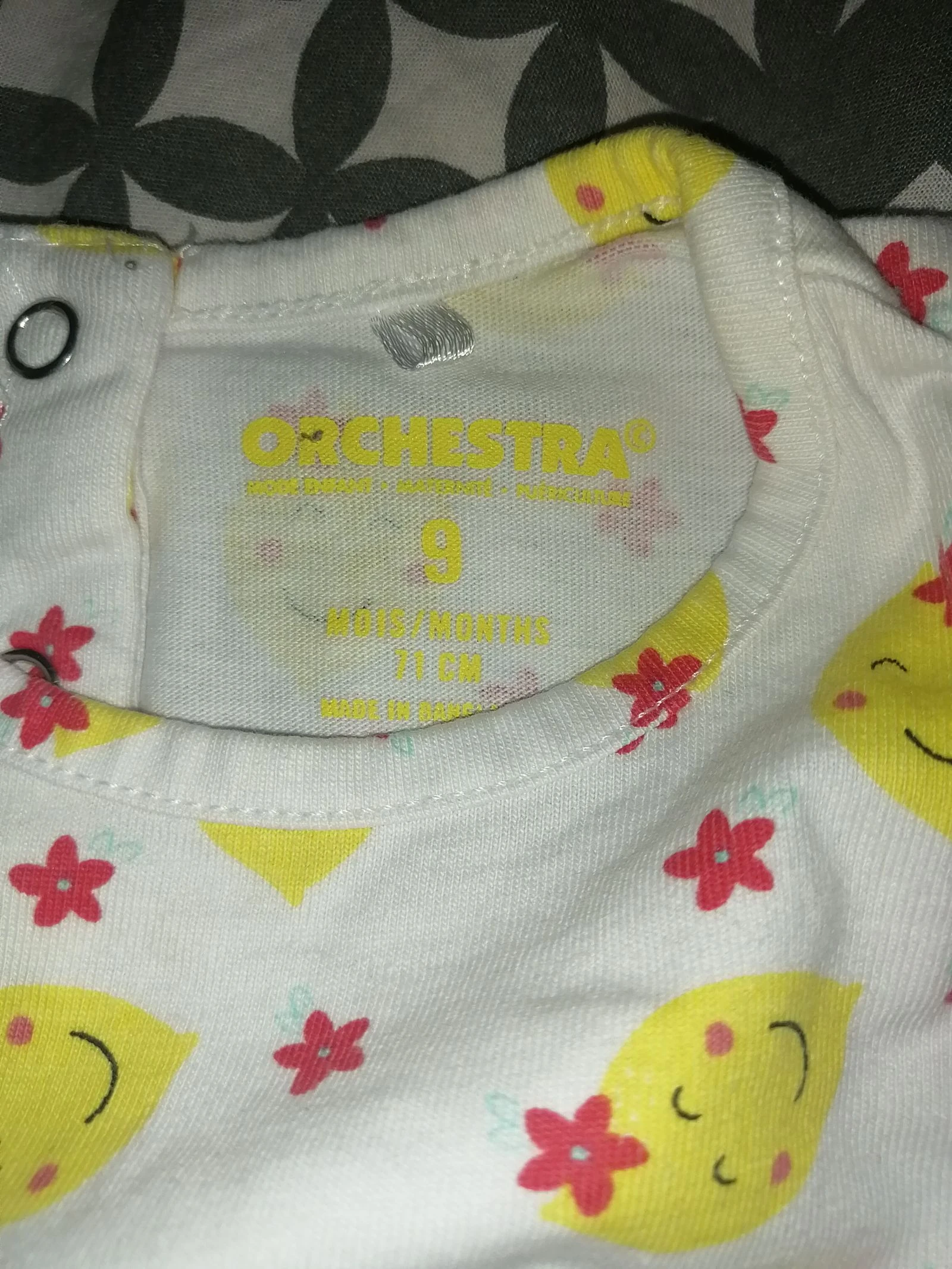 Lote de 2 camisetas orquesta 9 meses niña – photo 4